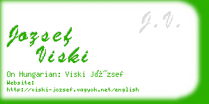 jozsef viski business card